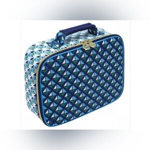 TORY BURCH Blue Printed Insulated Lunch Bag